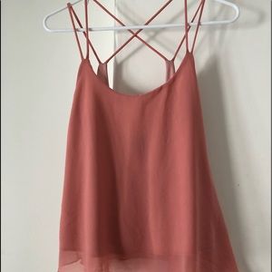 Lovely and Flowy Wet Seal Pink top
